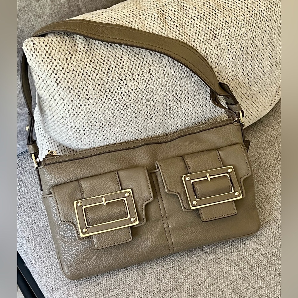 LIZ CLAIBORNE Purse Olive Green
